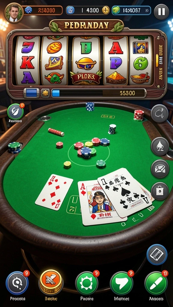 ikon777 - Screenshot menampilkan antarmuka utama game yang menarik.