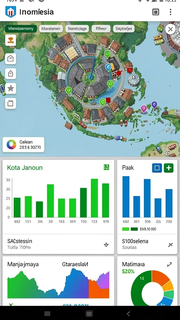 kakrp - Grafis yang menakjubkan dan penuh warna.