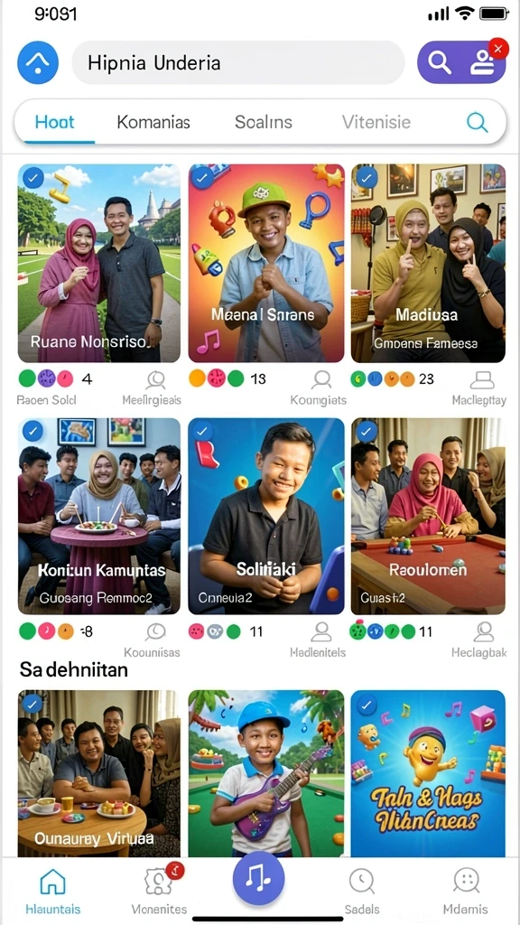 mainduit - Tampilan antarmuka yang menarik dan user-friendly.
