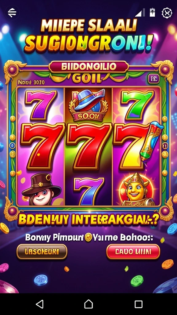 samurai555 - Tampilan awal game yang menarik.